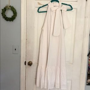 NWOT Vineyard Vines tie neck seersucker dress - XL